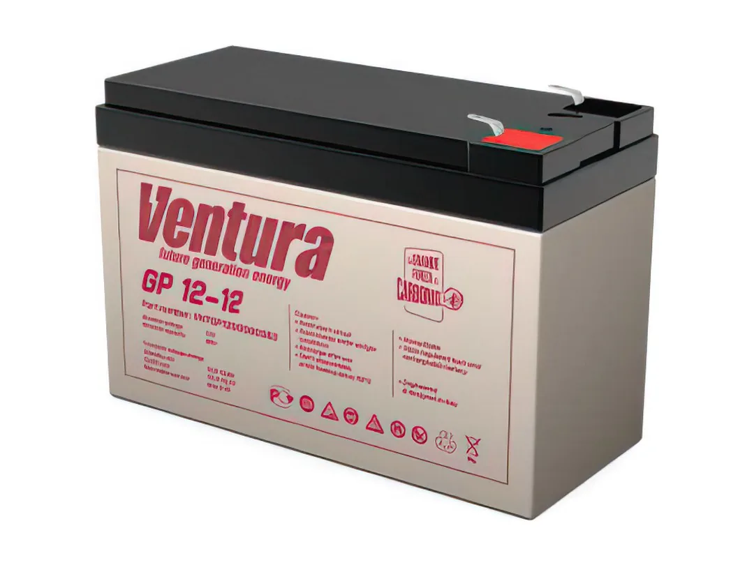 Аккумуляторная батарея для ИБП/UPS Ventura GP 12-12 (12 вольт 12 а/ч)