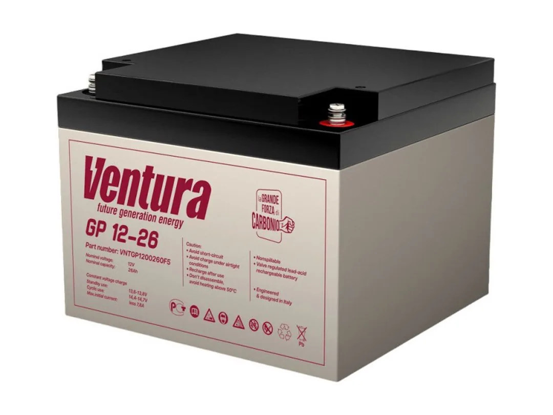 Аккумуляторная батарея для ИБП/UPS Ventura GPL 12-26 (12 вольт 26 а/ч)