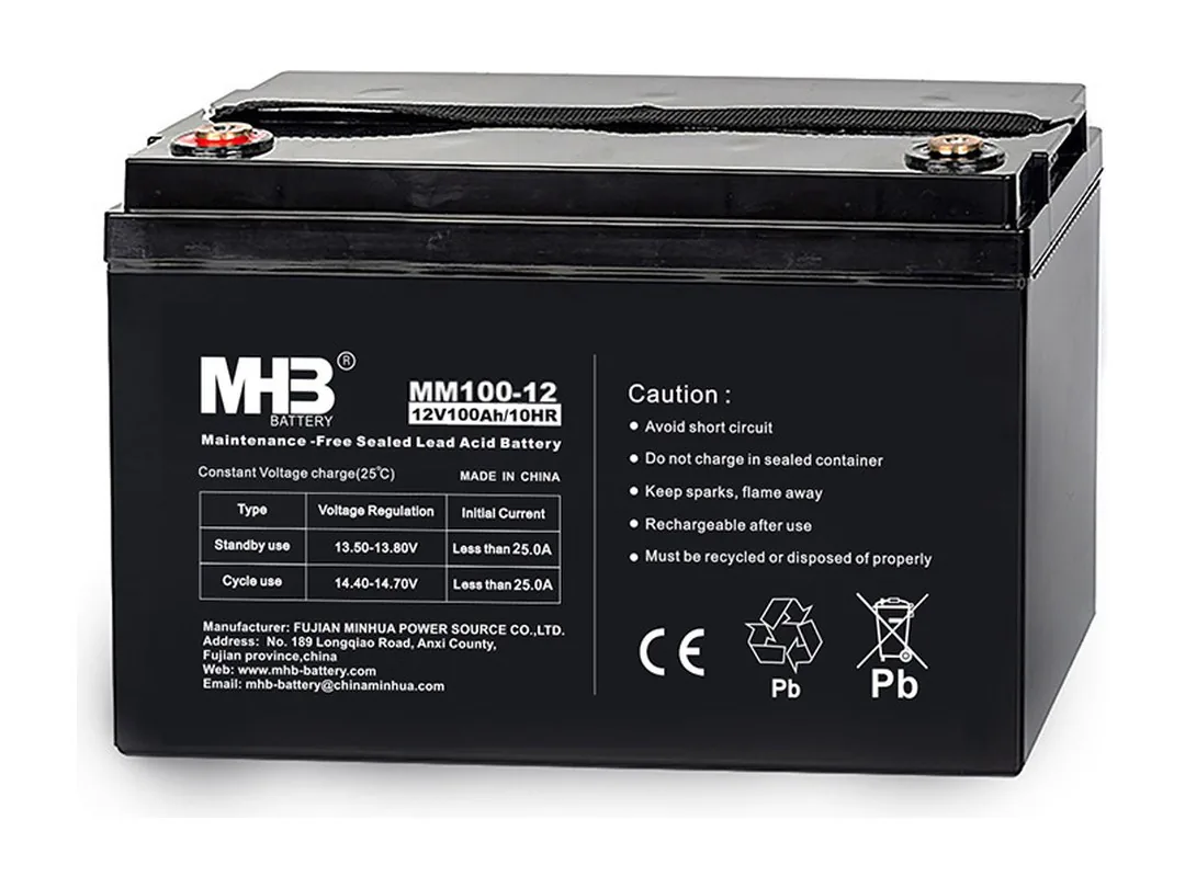 Аккумулятор для UPS MHB MM100 (12 вольт 100 ампер/час)