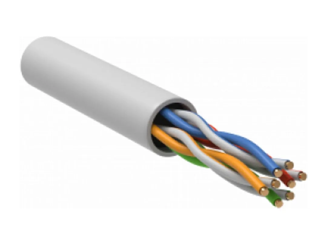 Кабель витая пара U/UTP кат. 5E 24AWG 4 пары LSZH INDOOR 1м белый GENERICA (цена за бухту)