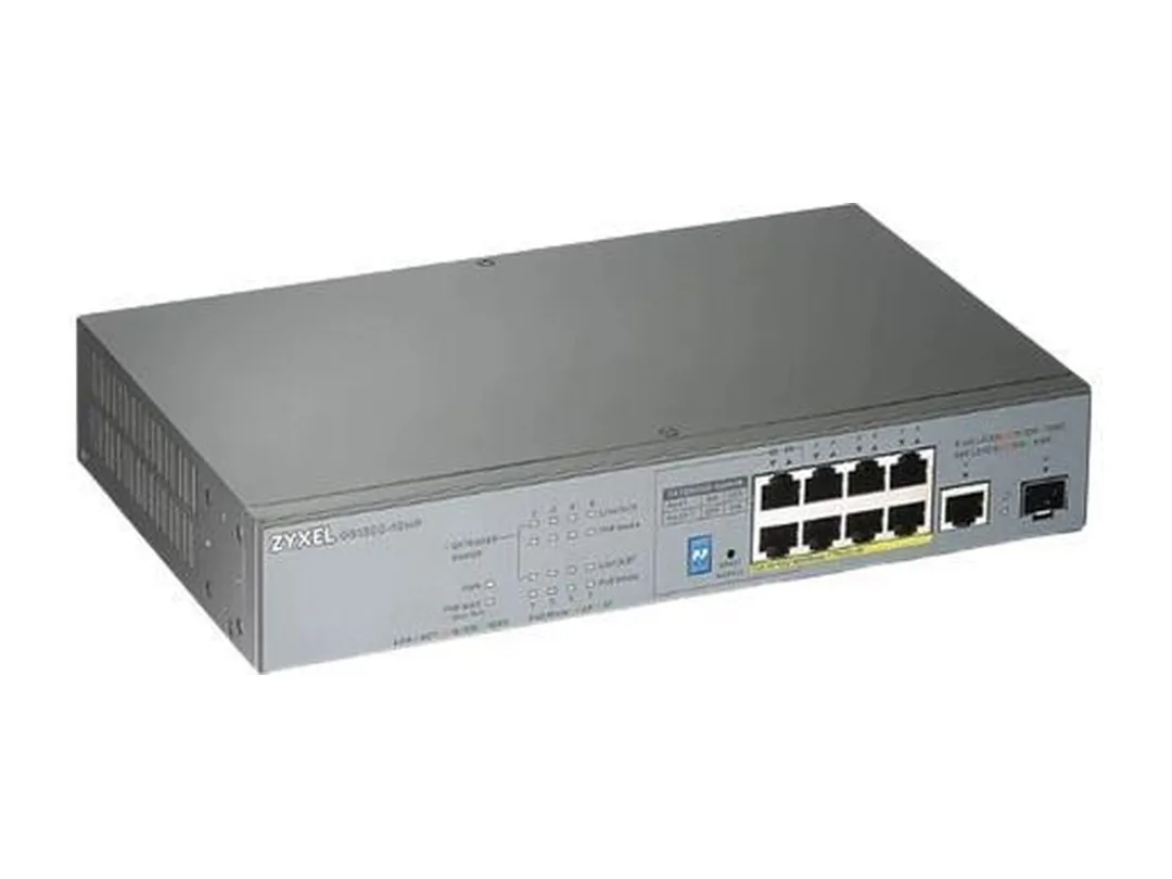 Коммутатор PoE+ для IP-видеокамер Zyxel GS1300-10HP