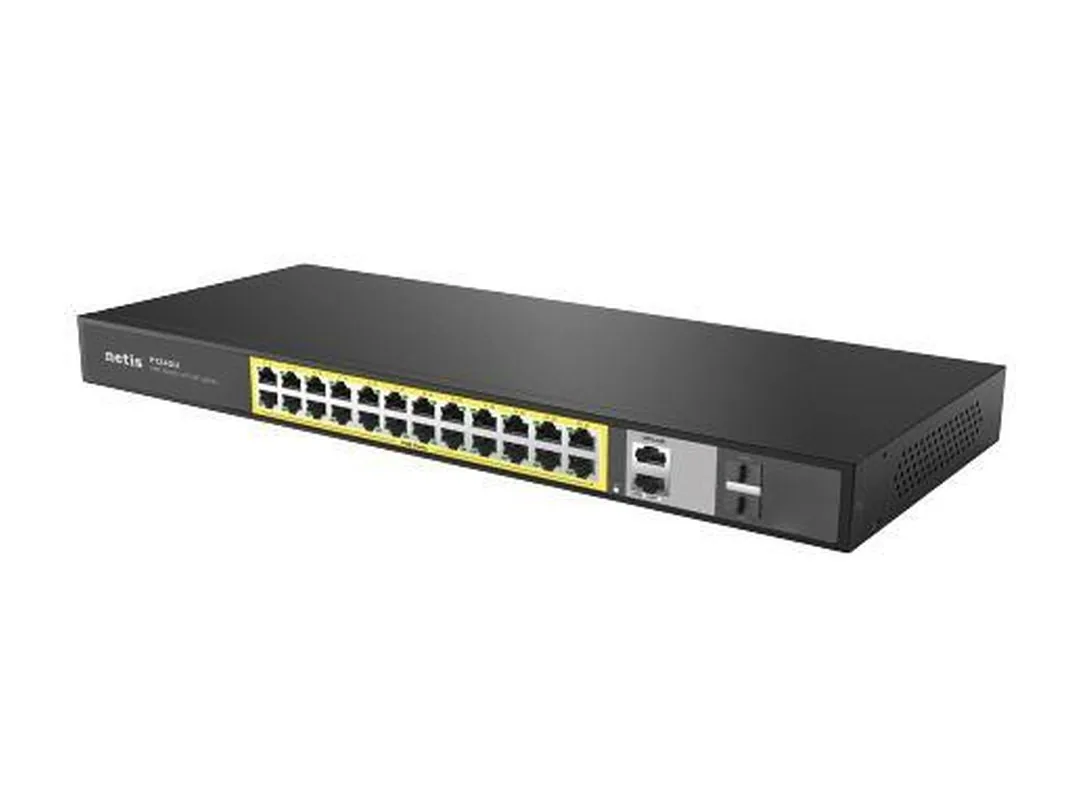 Неуправляемый POE Коммутатор Netis P124GH