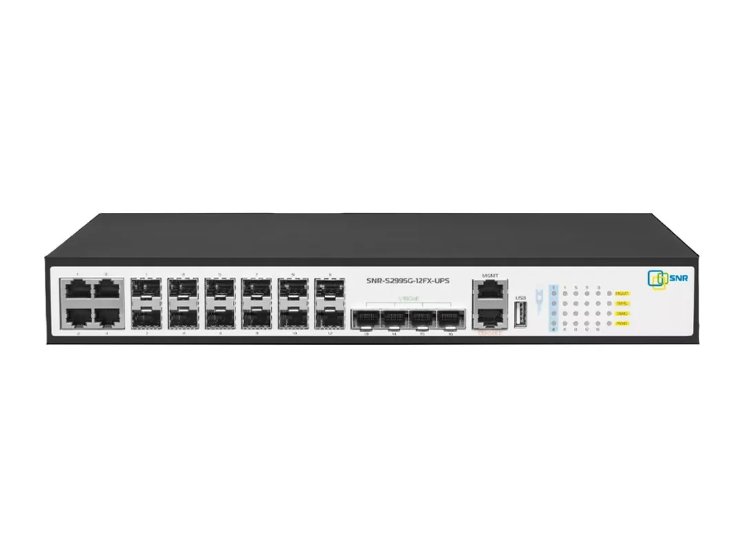 Управляемый коммутатор уровня 3 SNR-S2995G-12FX-UPS