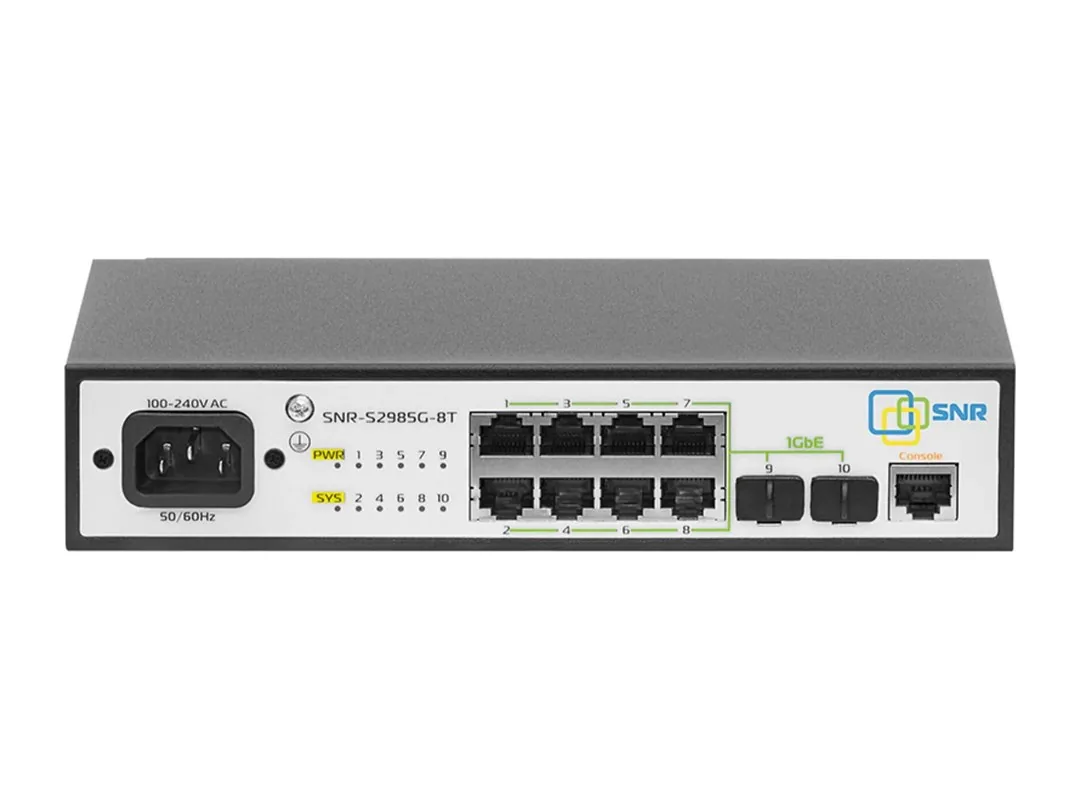 Управляемый POE коммутатор уровня 2 SNR-S2985G-8T-POE