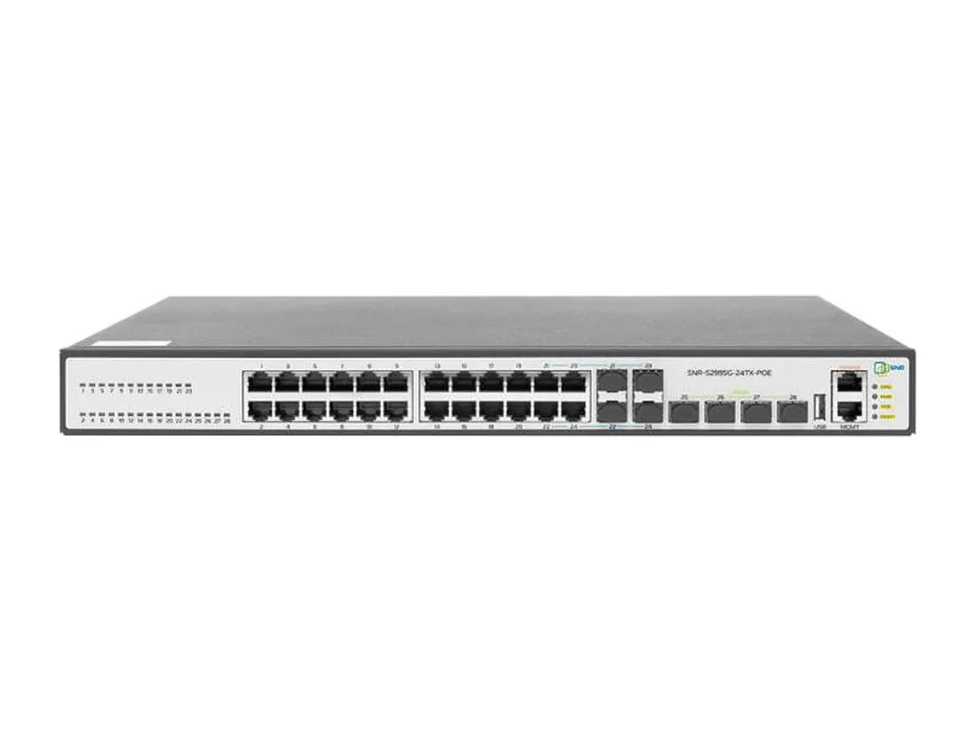 Управляемый POE коммутатор уровня 3 SNR-S2995G-24TX-POE