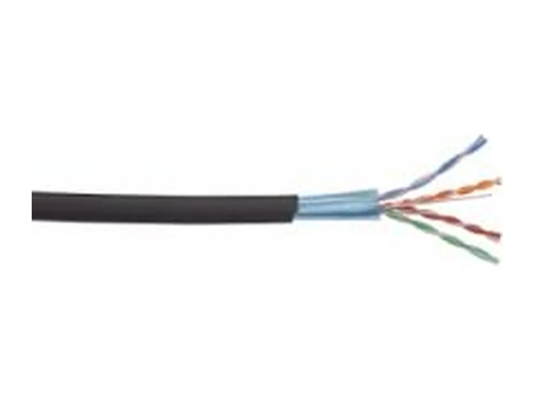 ITK Витая пара F/UTP кат.6 4х2х23AWG solid LDPE черный (305м)(цена за бухту)