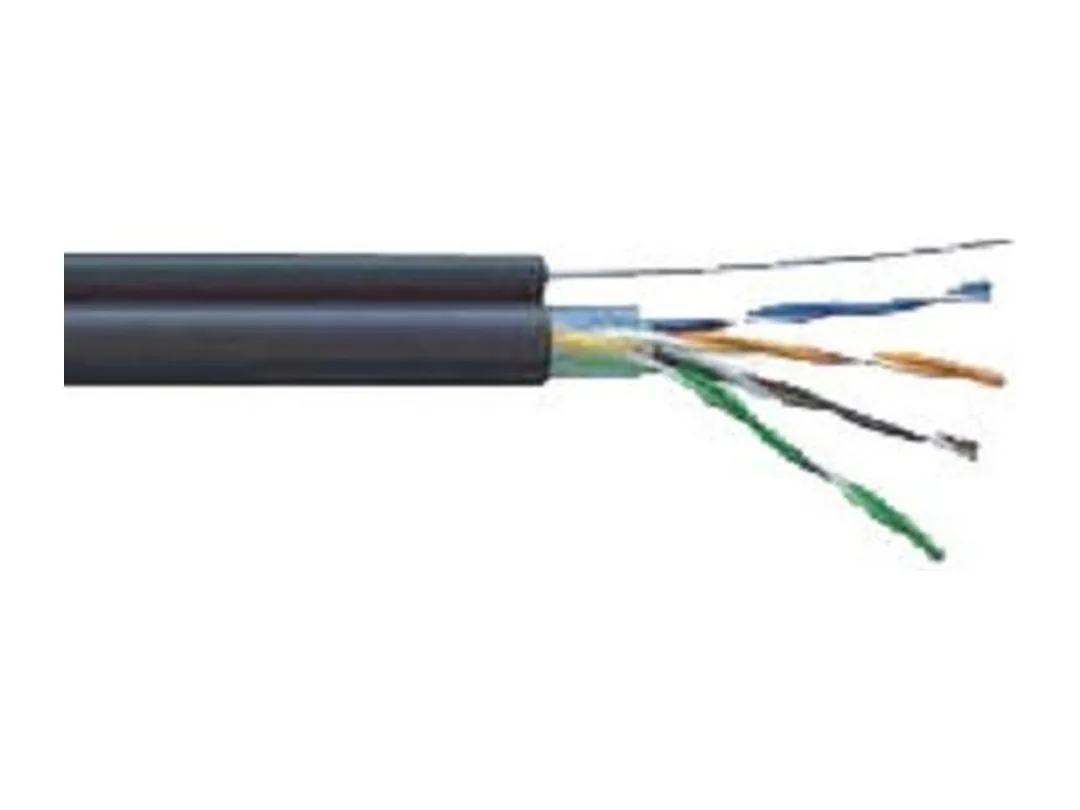 ITK Витая пара U/UTP кат.5E 4х2х24AWG LDPE трос 1,2мм (305м) (цена за бухту)