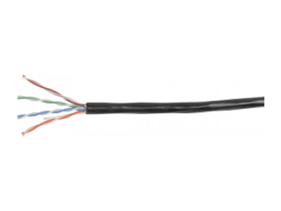ITK Витая пара U/UTP кат.6 4х2х23AWG solid LDPE черный (305м) (цена за бухту)