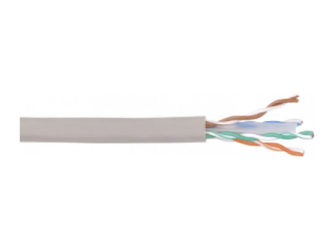 ITK Витая пара U/UTP кат.6 4х2х23AWG solid PVC серый (305м) (цена за бухту)