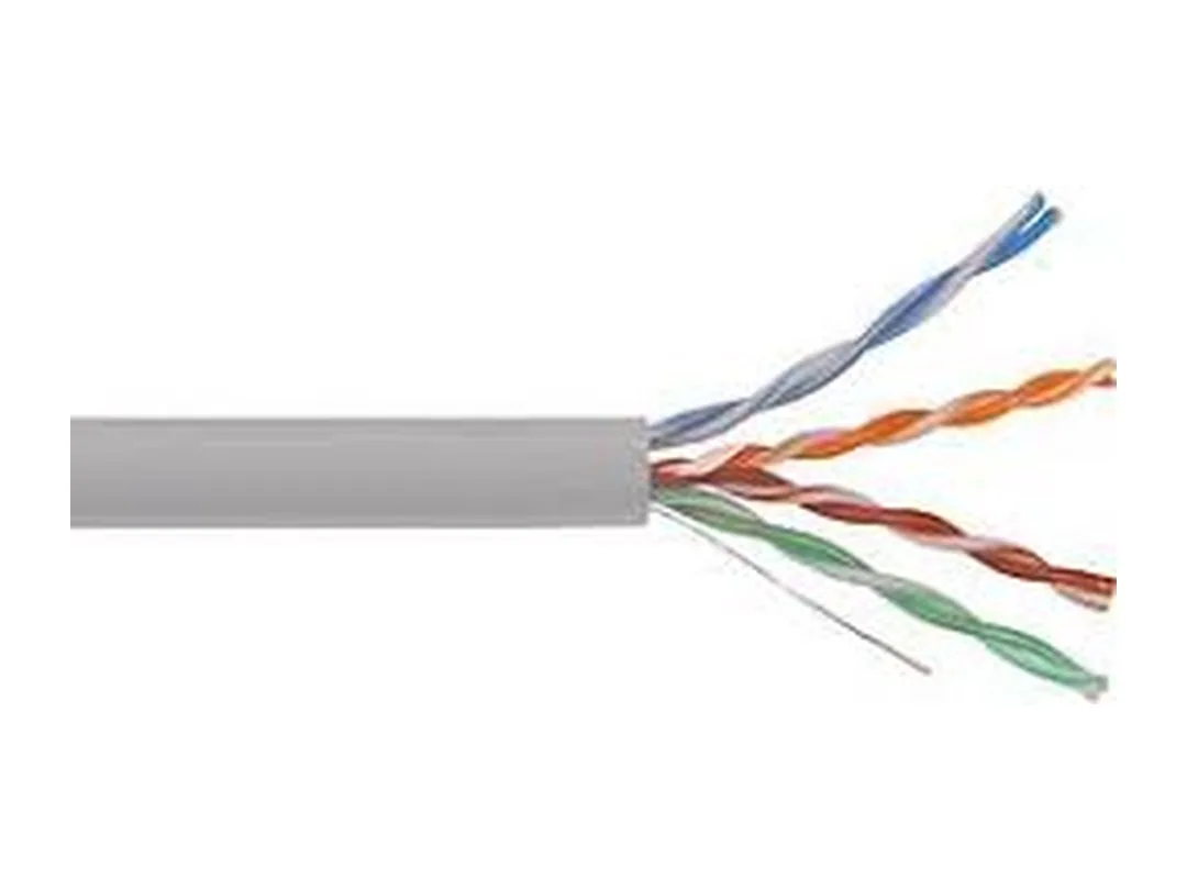 ITK Кабель связи витая пара F/UTP, кат.5E 4x2х24AWG solid, PVC, 305м, серый (цена за бухту)