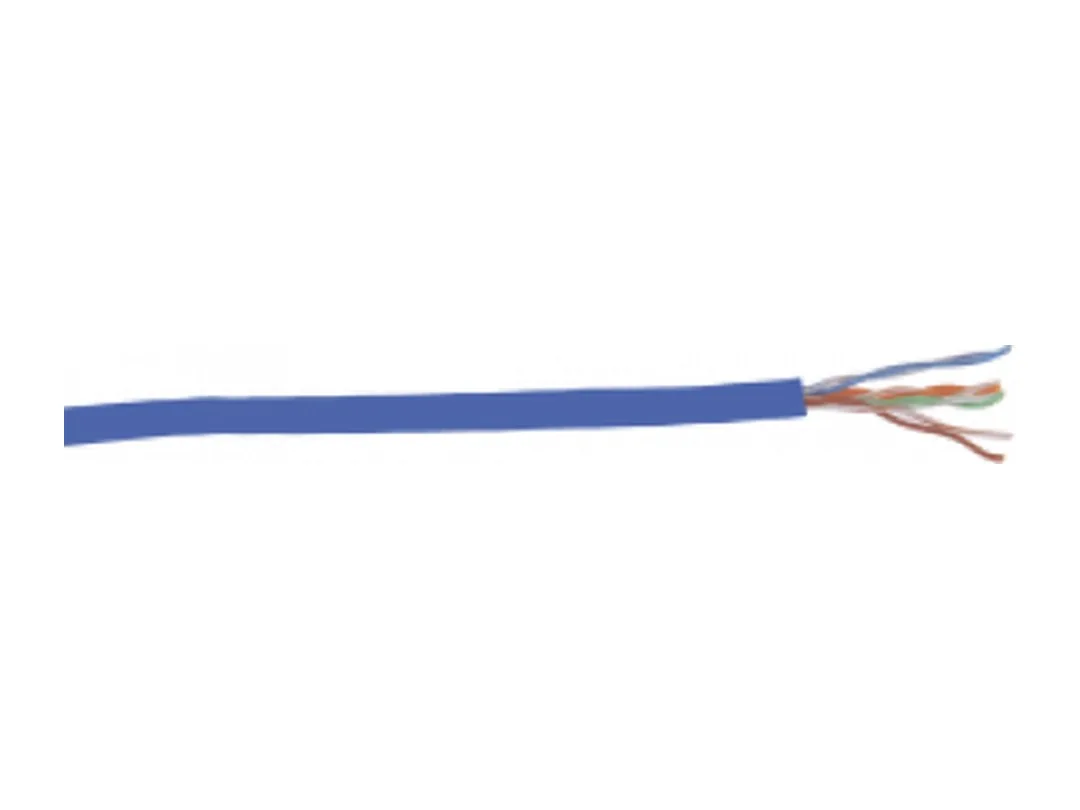 ITK Кабель связи витая пара U/UTP, кат.5E 4х2х24AWG solid, PVC, 305м, синий (цена за бухту)
