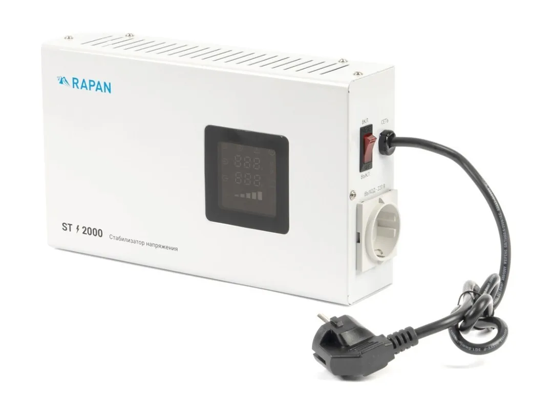 RAPAN ST-2000 стабилизатор сетевого напряжения, 2000ВА, Uвх. 100-260 В