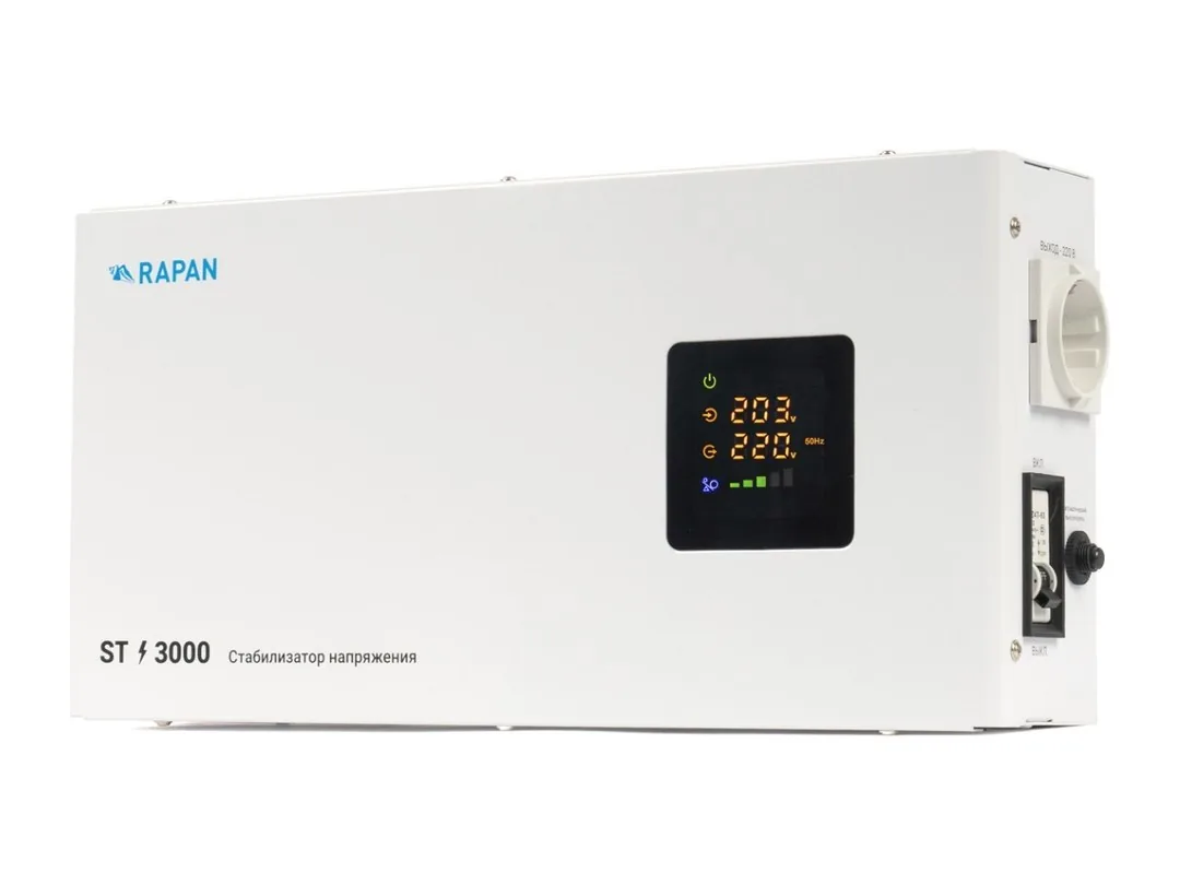 RAPAN ST-3000 стабилизатор сетевого напряжения, 3000ВА, Uвх. 100-260 В