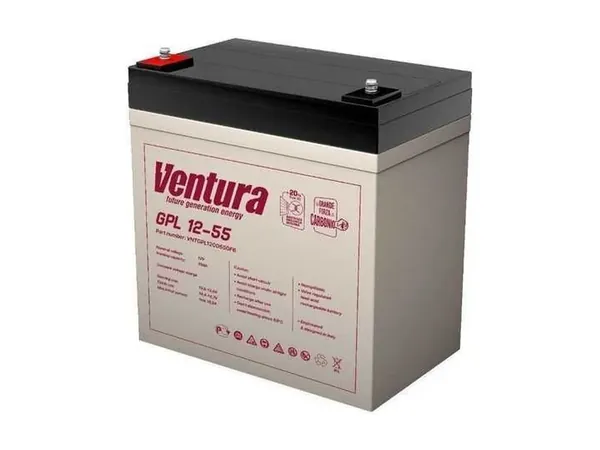 Аккумуляторная батарея для ИБП/UPS Ventura GPL 12-55 (12 вольт 55 а/ч)