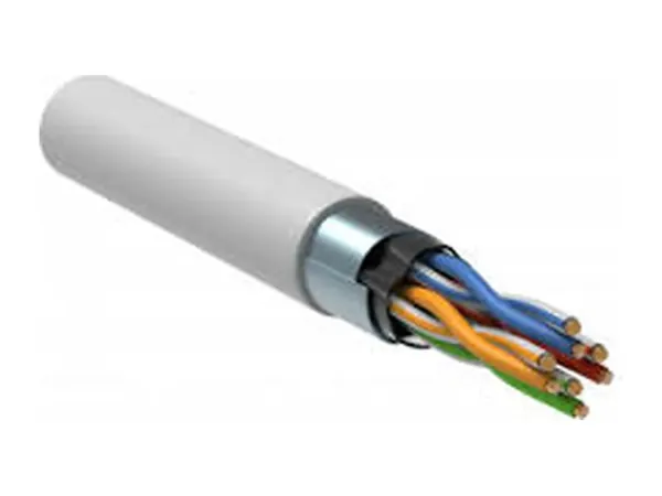 Кабель витая пара F/UTP кат. 5E 24AWG 4 пары LSZH INDOOR 1м белый GENERICA (цена за бухту)