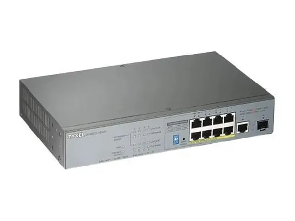 Коммутатор PoE+ для IP-видеокамер Zyxel GS1300-10HP