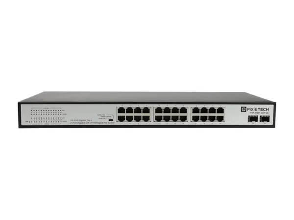 Неуправляемый PoE коммутатор Pixietech PXT-S1501-24TP-2S