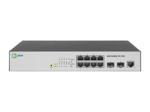 Управляемый POE коммутатор уровня 2 SNR-S2200G-8T-POE