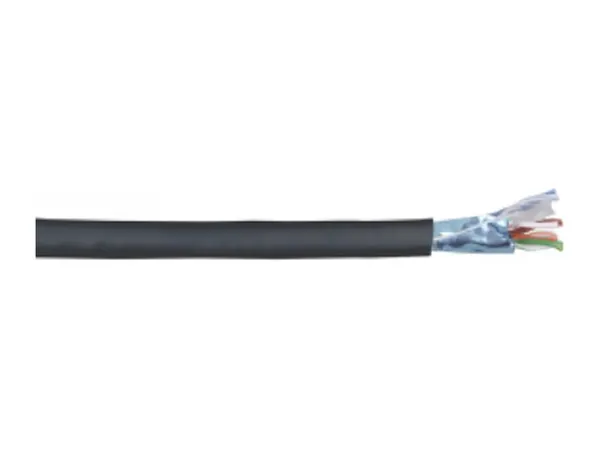 ITK Витая пара F/UTP кат.6 4x2х23AWG solid LSZH нг(А)-HF черный (305м) (цена за бухту)