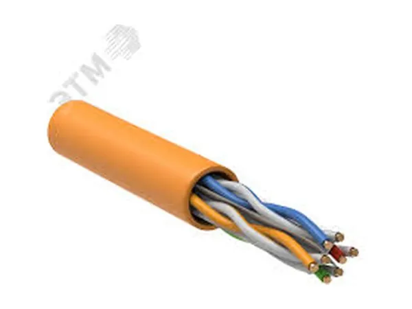 ITK Витая пара U/FTP кат.6A 4х2х23AWG LSZH оранж. (305м) (цена за бухту)