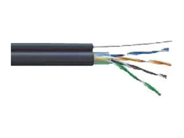 ITK Витая пара U/UTP кат.5E 4х2х24AWG LDPE трос 1,2мм (305м) (цена за бухту)