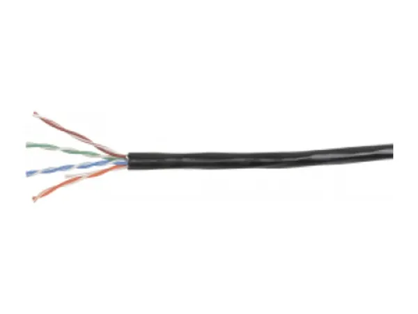 ITK Витая пара U/UTP кат.6 4х2х23AWG solid LDPE черный (305м) (цена за бухту)