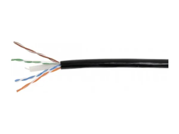ITK Витая пара U/UTP кат.6 4x2х23AWG solid LSZH нг(А)-HF черный (305м) (цена за бухту)