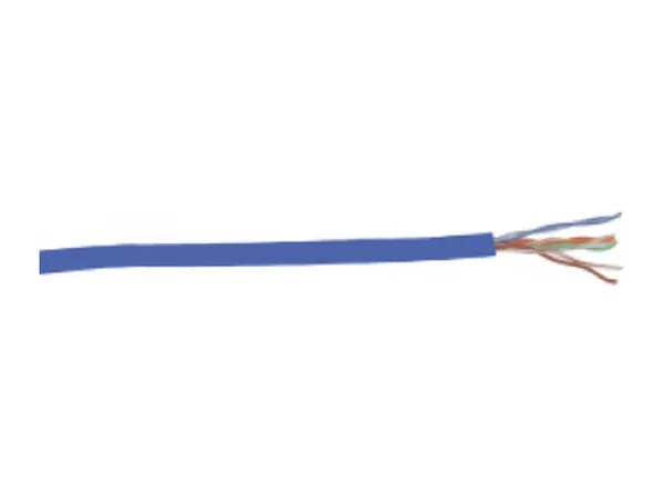 ITK Кабель связи витая пара U/UTP, кат.5E 4х2х24AWG solid, PVC, 305м, синий (цена за бухту)